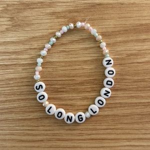 Taylor swift So Long London tortured poets department  beaded bracelet